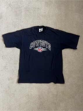 Logo Athletic Navy Cowboys NFL Graphic Tee